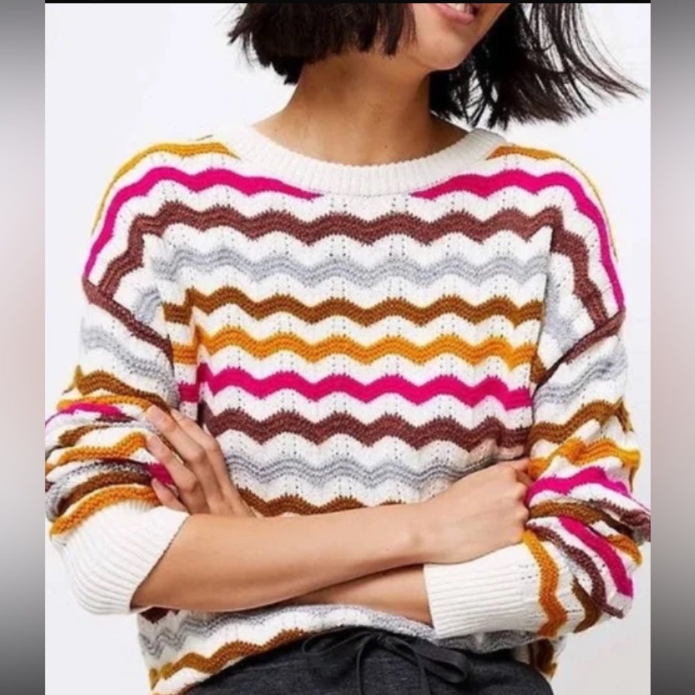 Lou& Grey Loft longsleeve multicolor striped pullover